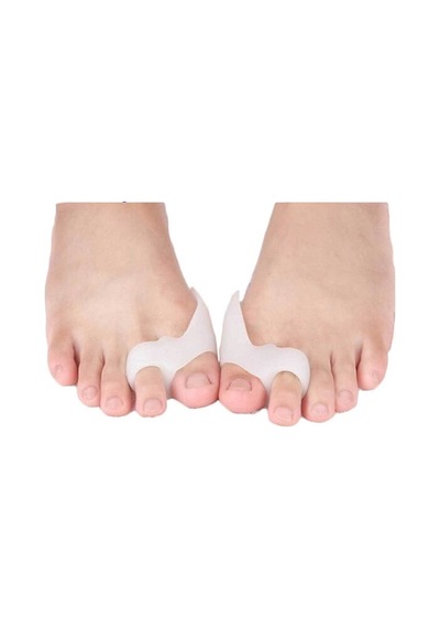 Makaralı 2 Parmağa Geçen Ayak Bunyon Koruyucu Ten Renk 1 Çift - 874339564