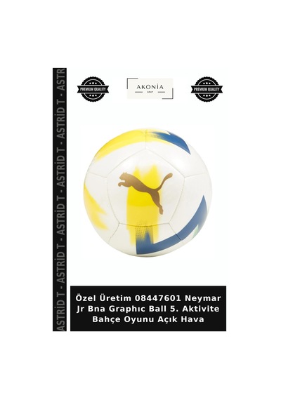 Özel Üretim 08447601 Neymar Jr Bna Graphıc Ball 5. Aktivite Bahçe Oyunu Açık Hava Çok Renkli