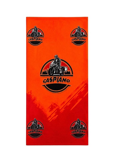 Caspiano Unisex Motosiklet Maskesi Bandana Outdoor Boyunluk-buff Turuncu