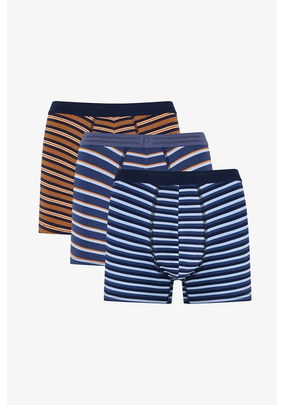 Penti Erkek Çizgili 3lü Boxer Çok Renkli