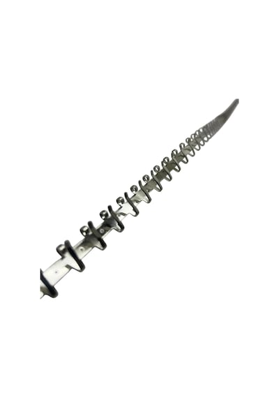 Metal Malzeme Gümüş Renk Bir Metre 92 Kancalı Tesbih&takı Sergileme Askısı