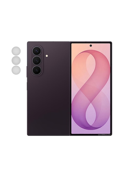 Microcase Samsung Galaxy Uyumlu Z Fold 8 Ultra Kamera Camı Lens Koruyucu Nano Esnek Film-al3400 Şeffaf