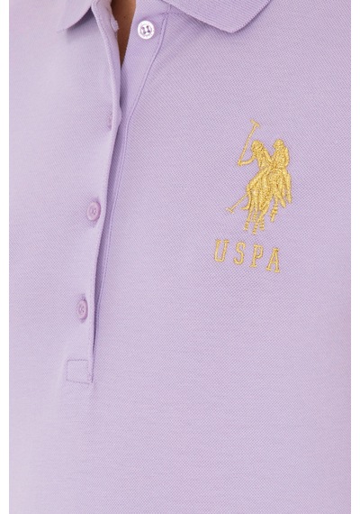 U.S. Polo Assn. Kadın Lila Basic Polo Yaka Tişört 50280071-VR034 U.S. Polo Assn. Kadın Lila Basic Polo Yaka Tişört 50280071-VR034