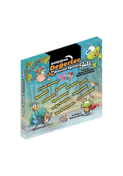 Geliştiren Değerler ve Beceriler Eğitim Seti - 11 Kitap Takım - Cihan Bahadır - Parmak Çocuk