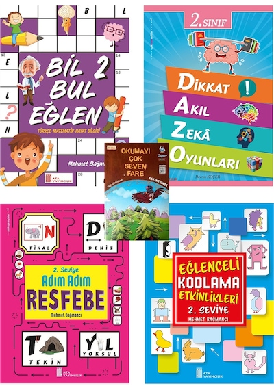 Ata 2.Sınıf Yaza Eğelenerek Öğreniyorum Tatil Seti