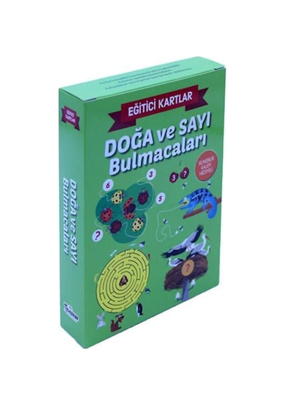 Doğa ve Sayı Bulmacaları Eğitici Kartlar- Teleskop