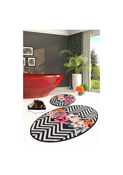 Marken Djt 2 Lı Set Banyo Halısı Çok Renkli