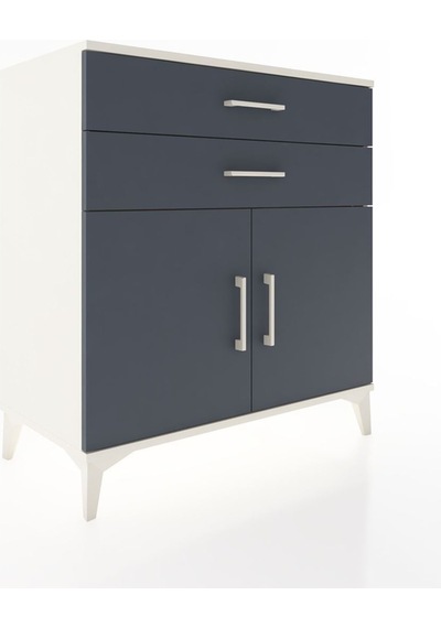 Hyperion Şifonyer 2 Raflı 2 Çekmeceli 2 Kapaklı 88x44x96 Aytaşı-antrasit Aytası Hyperion Şifonyer 2 Raflı 2 Çekmeceli 2 Kapaklı 88x44x96 Aytaşı-antrasit Aytası