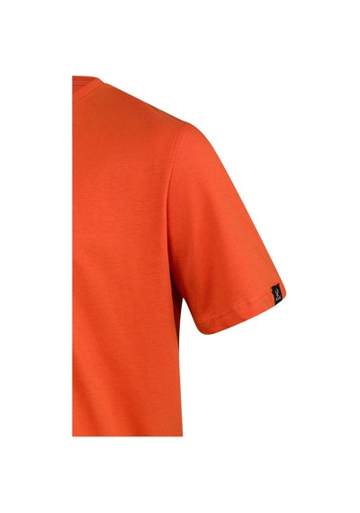 2as Alex Baskılı Erkek Sıfır Yaka T-shirt 042 TURUNCU