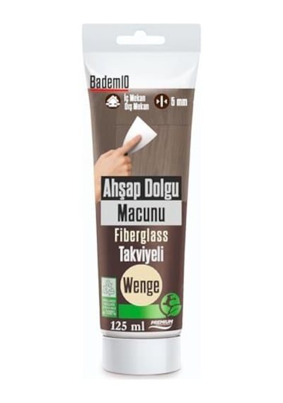 Ahşap Parke Tamir Macunu Venge Renk Mobilya Masa Dolgu Çatlak Çizik Giderici 125 Ml Kullanıma Hazır