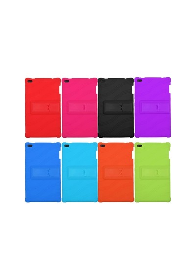 Tab 4 8 Tb-8504 Standlı Silikon Kılıf Ultra Koruma Kılıf- 5775 - Hs08378954-7626 Siyah Siyah