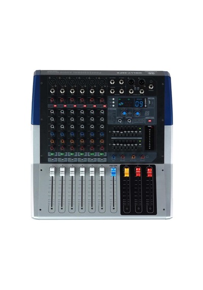 Maxword Welly-06fx Power Mixer 2x800w 6 Kanal 2x7 Bant Ekolayzır 99 Dsp Efekt