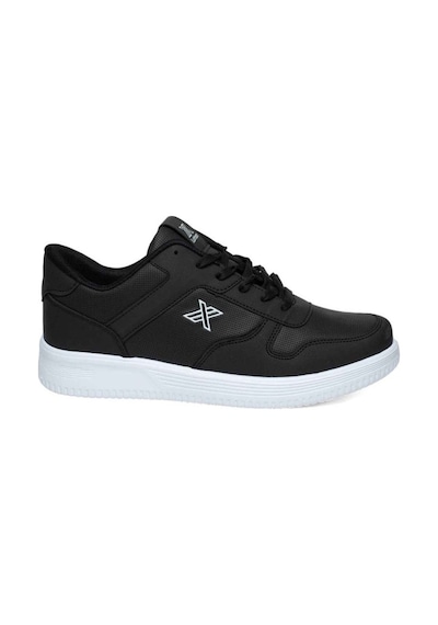 Luttoon 4027-25 Cilt Deri Anatomik Erkek Sneaker Siyah Beyaz Siyah