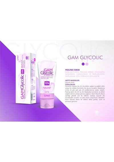 Gam Glycolic Peeling Kremi 50 ML