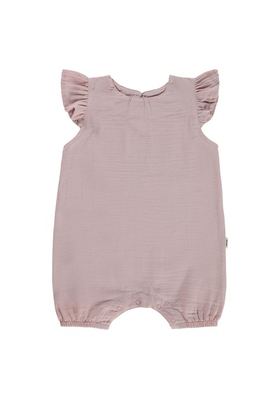 Civil Baby Volanlı Kol Şortlu 6-18 Ay Tulum - Pembe Pudra Pembesi