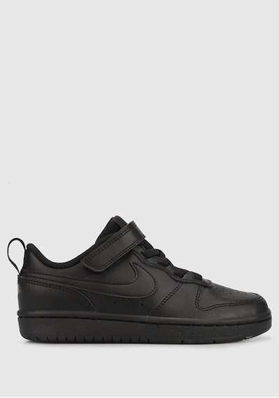 Nike Court Borough Low 2 Leather Sneaker Hakiki Deri Lastik İpli Bantlı Unisex Spor Ayakkabı Siyah Siyah Nike Court Borough Low 2 Leather Sneaker Hakiki Deri Lastik İpli Bantlı Unisex Spor Ayakkabı Siyah Siyah