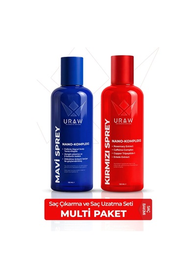 Mavi & Kırmızı Sprey Seti Multi Paket