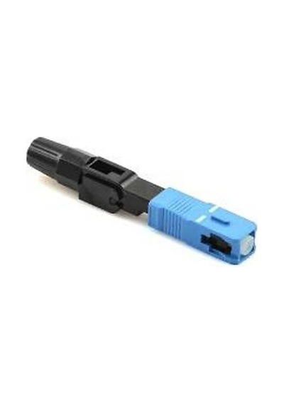 Anunnaki Ftth Sc Mavi Fiber Optik Yüksek Hız Bağlantı Konnektörü 10 Adet Tek Modlu Sc/apc Adaptörü