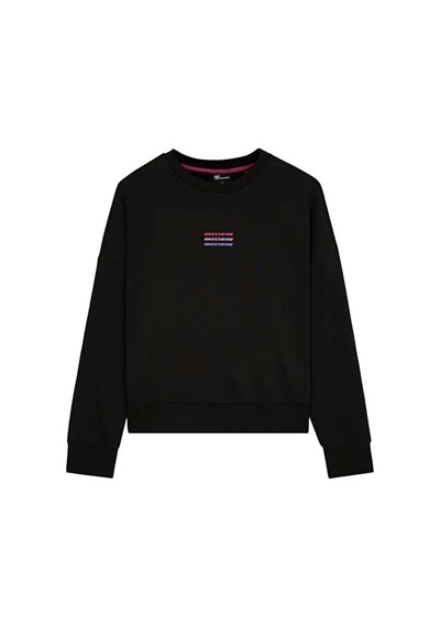 Skechers Kadın Sweatshirt W Essential Crew Neck S232241-001 Siyah