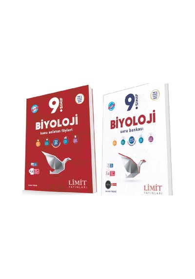 Limit 2025 9. Sınıf Biyoloji Kaf Konu + Soru Seti 2 Kitap Güncel Müfredat
