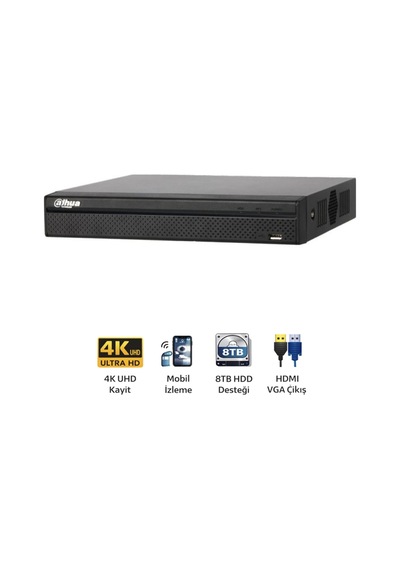 Nvr2108hs-4ks3 8 Kanal 4k Güvenlik Kamera Nvr