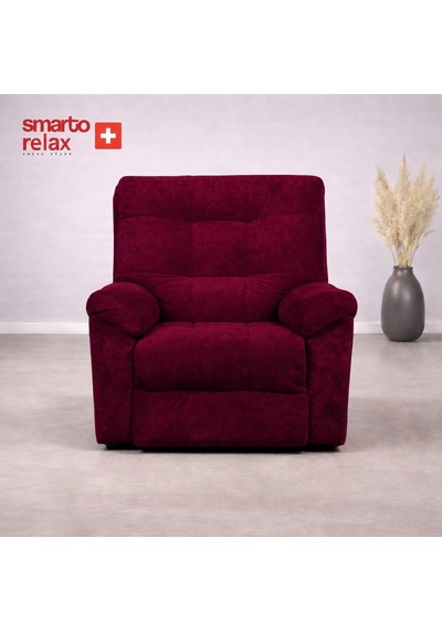 Smarto Relax Porto Comfort Elektrikli Döner Sallanan Tv Koltuğu Kontrol Panelli Ergonomik Polyester Baba Koltuğu Sarı