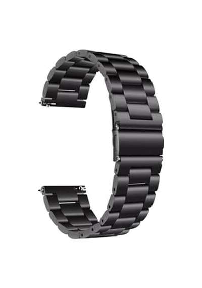 Huawei Watch Gt3 42mm Uyumlu Kordon Klasik Baklava Model Paslanmaz Çelik Metal Kayış