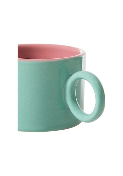Mudo Home Colourful Kupa - Turkuaz 205ml Çok Renkli