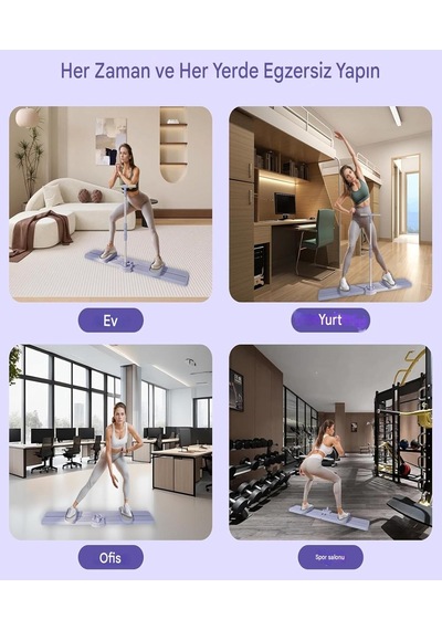 Kayak Katlanabilir Egzersiz Aleti Aç Kapa Pilates Tahtası Spor Al