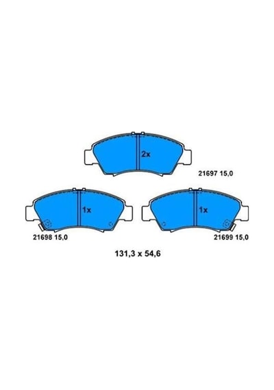 Bosch  986494299 Fren Balatasi Ön Civic 91-95 1.5 Civic 96-01 Jazz 539895344