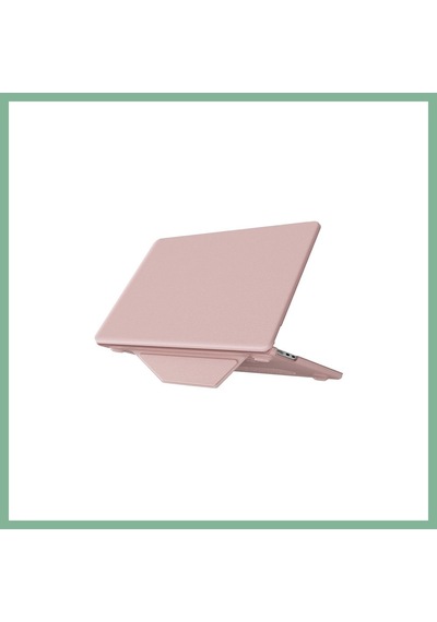 Bşkvirgo Apple Uyumlu MacBook Air 15 2024 Apple Uyumlu MacBook Deri Kapak - Pembe Bsk2026