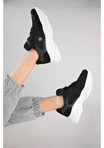 Lambırlent 9972 Kalın Taban Sneaker Unisex Spor Ayakkabı Çok Renkli