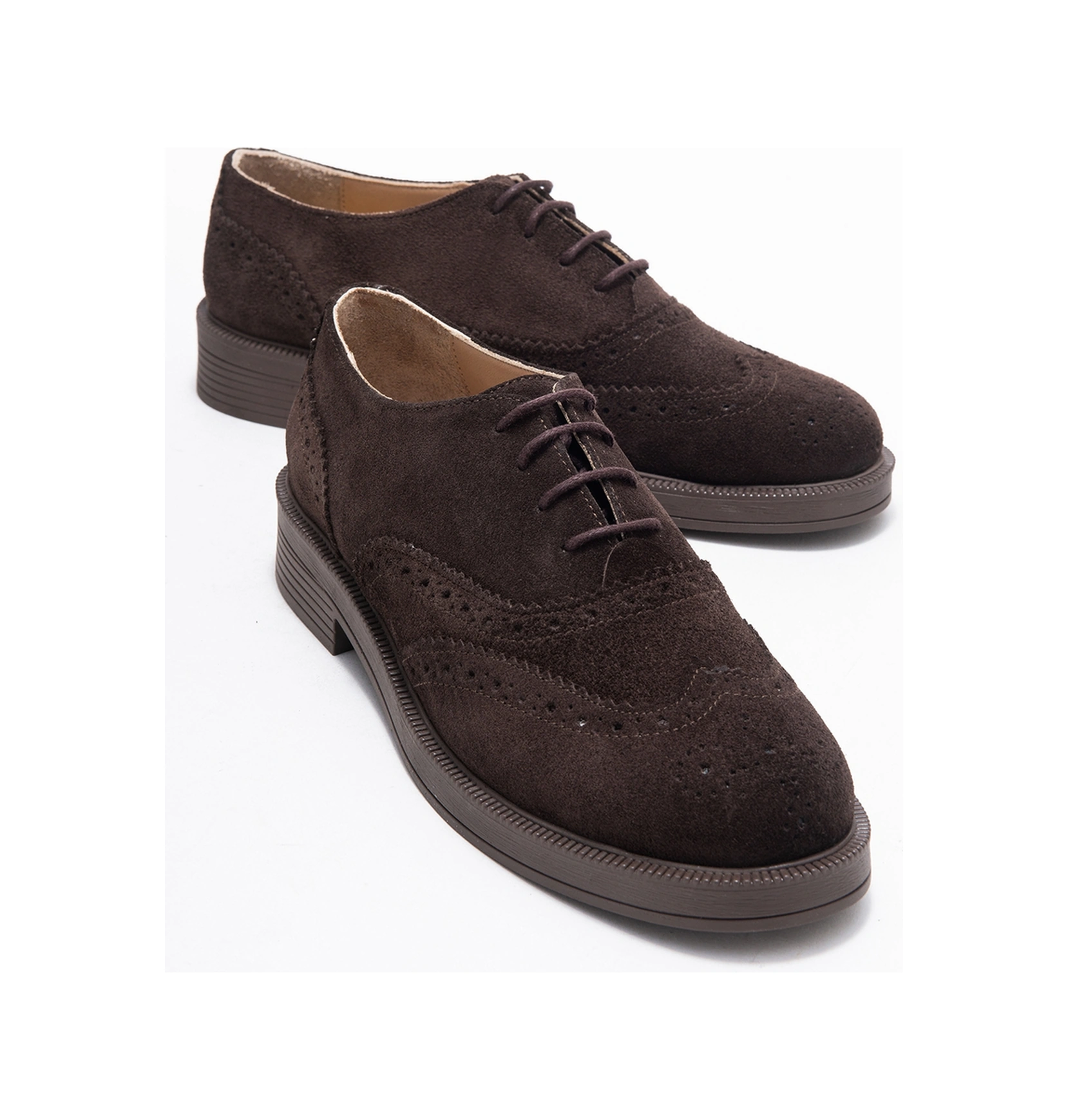 Luvishoes Luvi Shoes Avra Kahverengi Süet Hakiki Deri Kadın Oxford Ayakkabı Kahverengi Luvishoes Luvi Shoes Avra Kahverengi Süet Hakiki Deri Kadın Oxford Ayakkabı Kahverengi