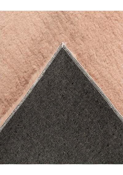 Jassrug Fuzzy Kürk Halı 80 x 150 Pudra