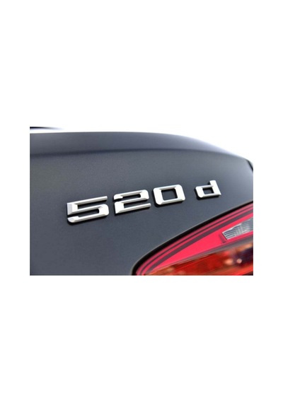 Bmw 5 Serisi 520d Bagaj Yazısı F10 E60 E39 G30 16cm 51147219542nikel,