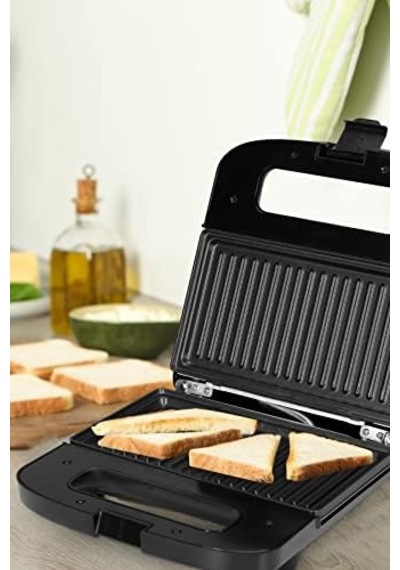Goldmaster 750 Watt Isınmaya Dayanıklı Mini Tost Ve Izgara Makinesi