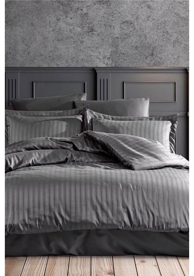 Çift Kişilik Su Yollu Saten Nevresim Takımı Polycotton 001
