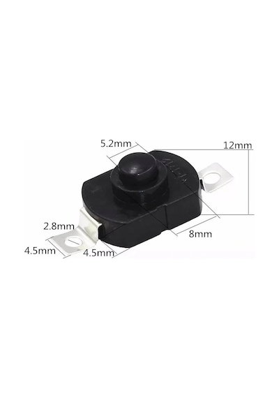 Ic-192b Mini Çıt Çıt Deney Anahtarı Switch On-off