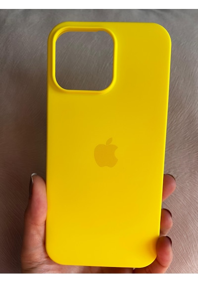 Apple Uyumlu iPhone 16 Pro Logolu İçi Kadife Silikon Lansman Kılıf