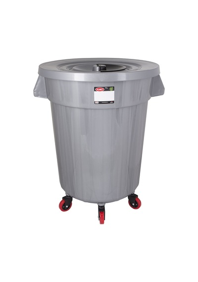 Mega Çöp Konteyneri Metalize 120 Lt Tekerlekli
