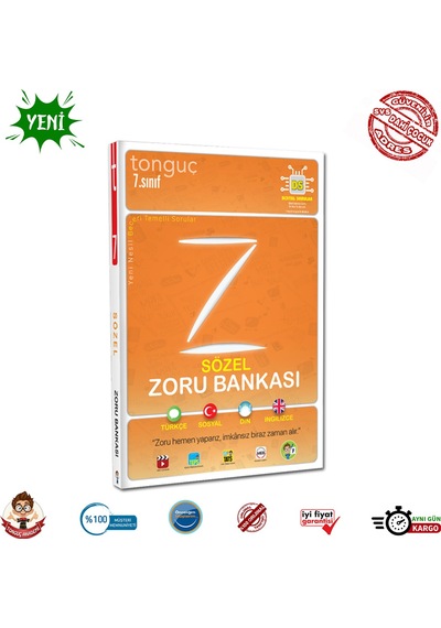 Tonguç Akademi 7. Sınıf Zoru Bankası Sözel