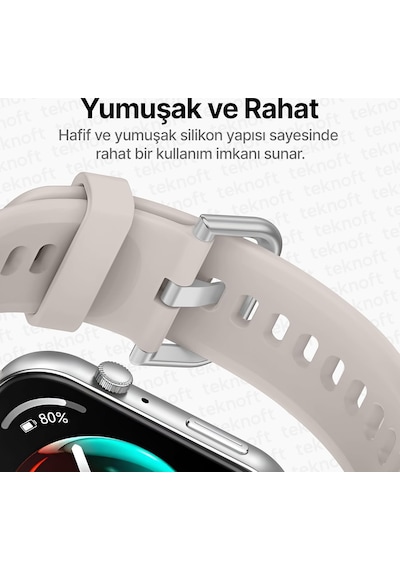 Huawei Watch Fit 5 Pro/fit 5/fit 4 Pro/fit 4/fit 3 İle Uyumlu Yumuşak Dokulu Konforlu Spor Silikon Kordon Çok Renkli