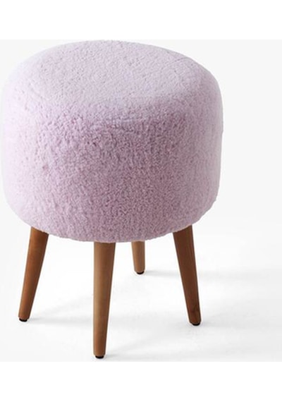 Teddy Bacaklı Puff Pembe