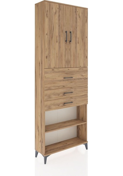 Arges Dolap 4 Raflı 3 Çekmeceli 2 Kapaklı 88x30x243 Çam-çam Aytası Arges Dolap 4 Raflı 3 Çekmeceli 2 Kapaklı 88x30x243 Çam-çam Aytası