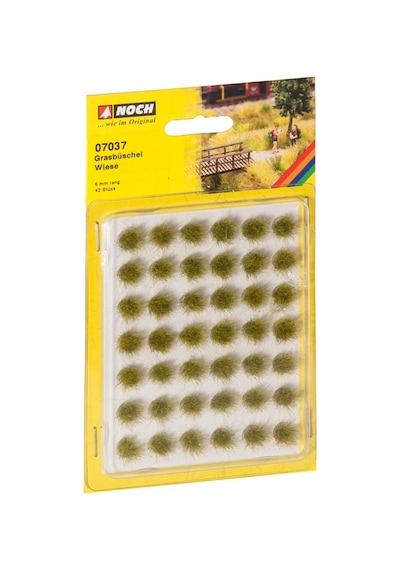 Noch 7037 Çayır Öbekleri, 6 Mm. 42 Adet Diorama Malzemesi-54578