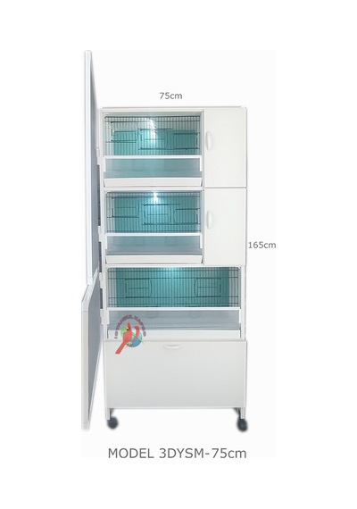 İstanbul Kafes Model 3Dys Pvc Kuş Dolabı