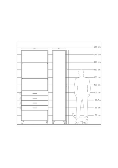 Arges Dolap 3 Raflı 4 Çekmeceli 88x30x243 Aytaşı-aytaşı Aytaşı Arges Dolap 3 Raflı 4 Çekmeceli 88x30x243 Aytaşı-aytaşı Aytaşı