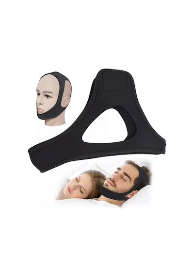Ayarlanabilir Horlama Bandı Uyku Bandı Maskesi Uyku Apnesi