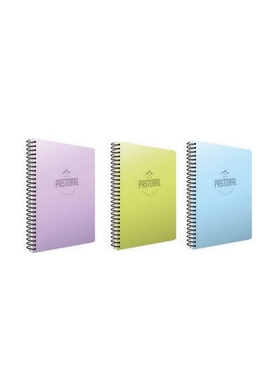 Gıpta Pastoral 72 Yp. A4 Spiralli Pp. Kapak Defter 2 Kareli + 1 Çizgili