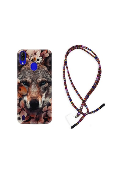 Reeder P13 Blue Kılıf Rasta Boyun Askılı Flowers Fox 1310